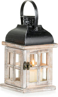 Rustic Wooden Candle Lantern Y2619