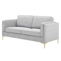 Light Grey Fabric Sofa B2819