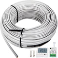 Floor Heating Cable 37.5 Square Feet with Temperature Control Panel O627