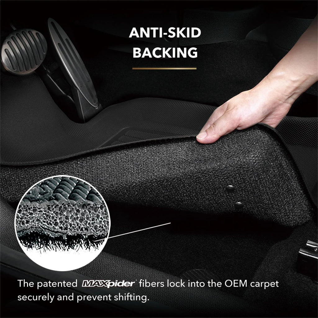 Black Front Row Floor Mat E67960