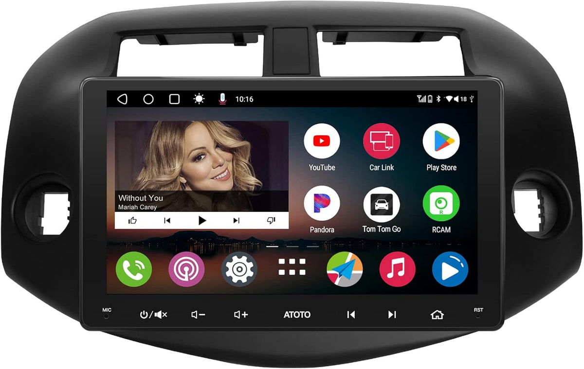 Android Double Din Car Stereo with Wireless CarPlay & Android Auto, 9inch IPS Display U580