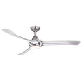 Nickel LED Ceiling Fan with Remote Control and Light Kit K112322