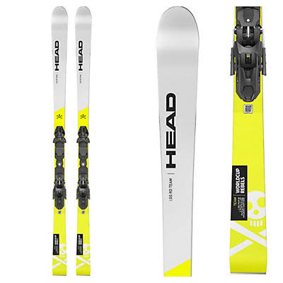 White Junior Race Skis 173cm H648793
