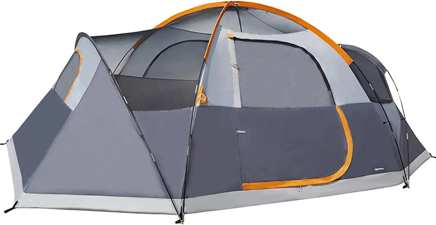 4/8 Person Dome Camping Tent with Rainfly and Carry Bag U2016