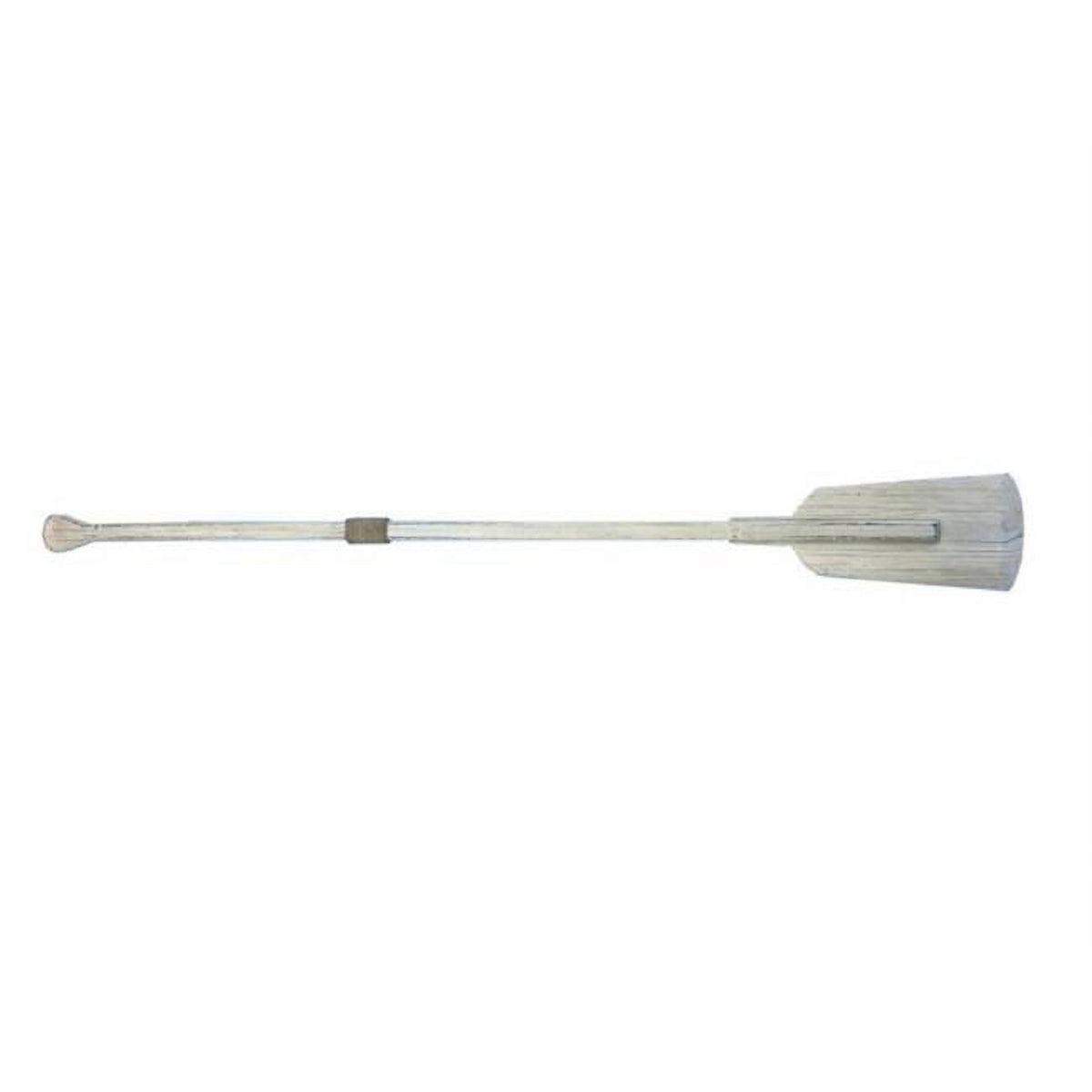 62 in. Wooden Rustic Whitewashed Decorative Boat Rowing Oar with Hooks G33401