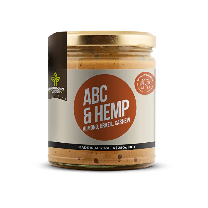 Grounded Spread ABC & Hemp (Almond, Brazil, Cashew) 250g T77555