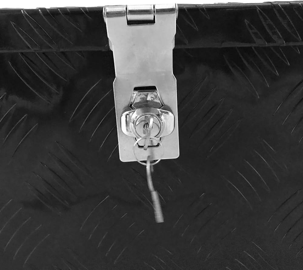 Black Aluminum Truck Bed Storage Toolbox K824