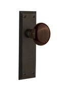 Brown Porcelain Door Knob L836