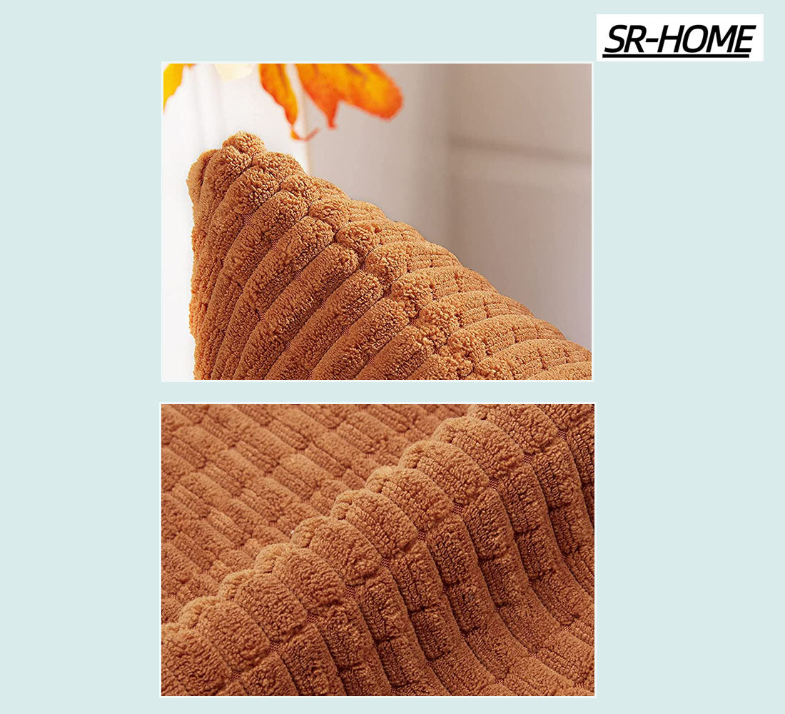 Corduroy Square Decorative Cushion Cover Pack of 2 N15679