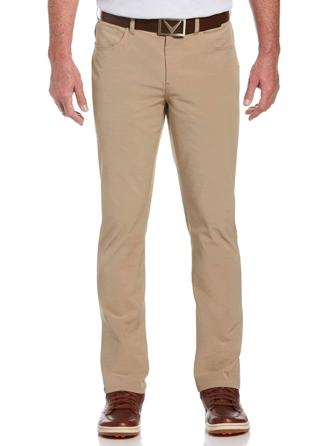Khaki Heather Beige 5-Pocket Pant C404