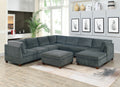 Grey Chenille Modular Sectional 9pc Set N48550