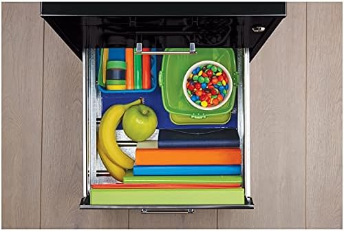 Black 18in Deep 3 Metal Organizer Pencil Drawer Vertical File Cabinet X397160