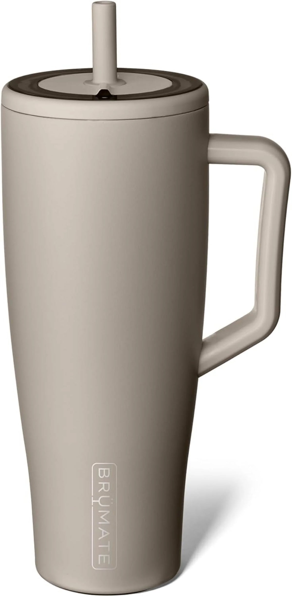 30 oz Stainless Steel Tumbler with Handle and Straw P5764