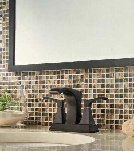 Tuscan Bronze 4 in. Centerset 2-Handle Bathroom Faucet I235