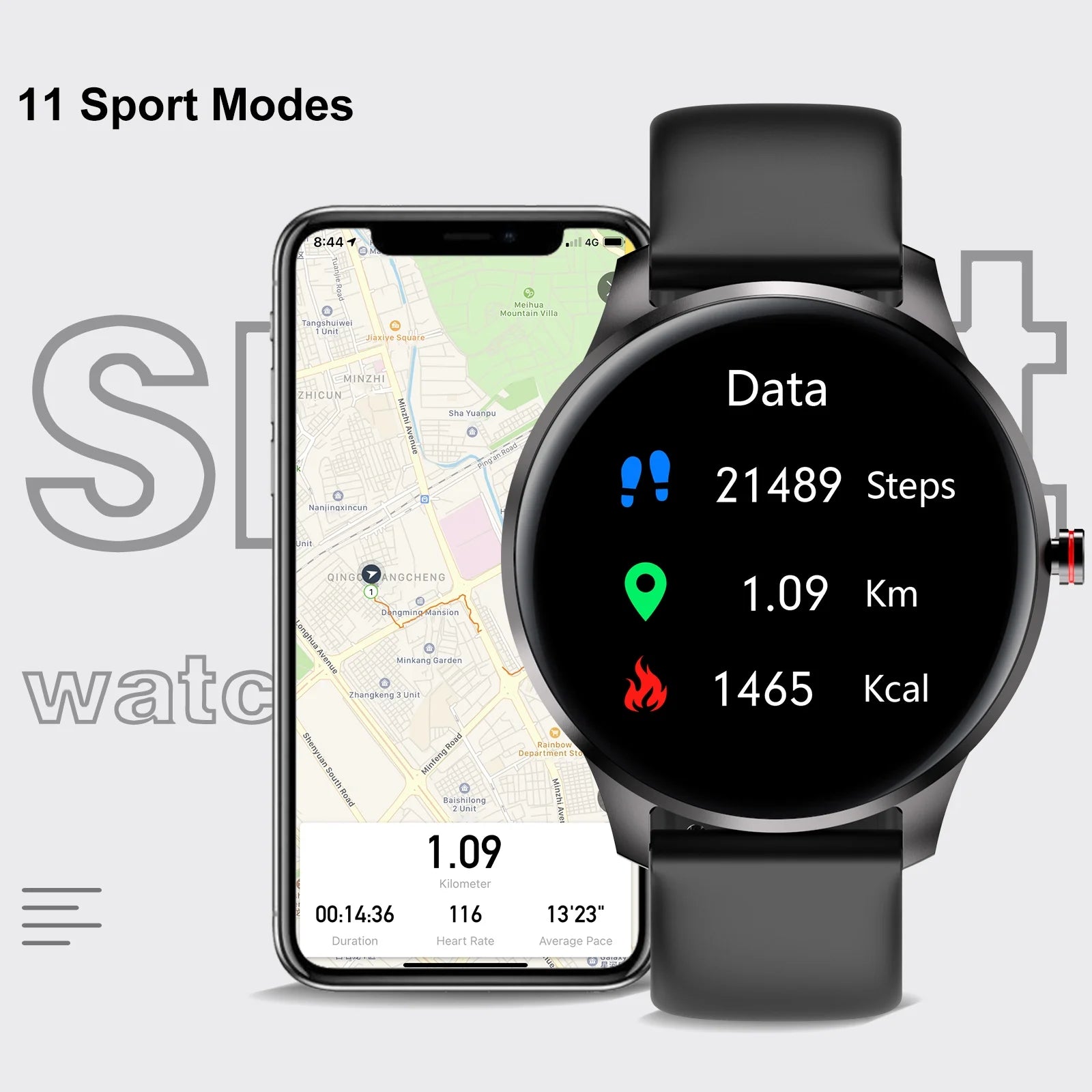IP68 Waterproof Smart Watch Fitness Tracker J2493