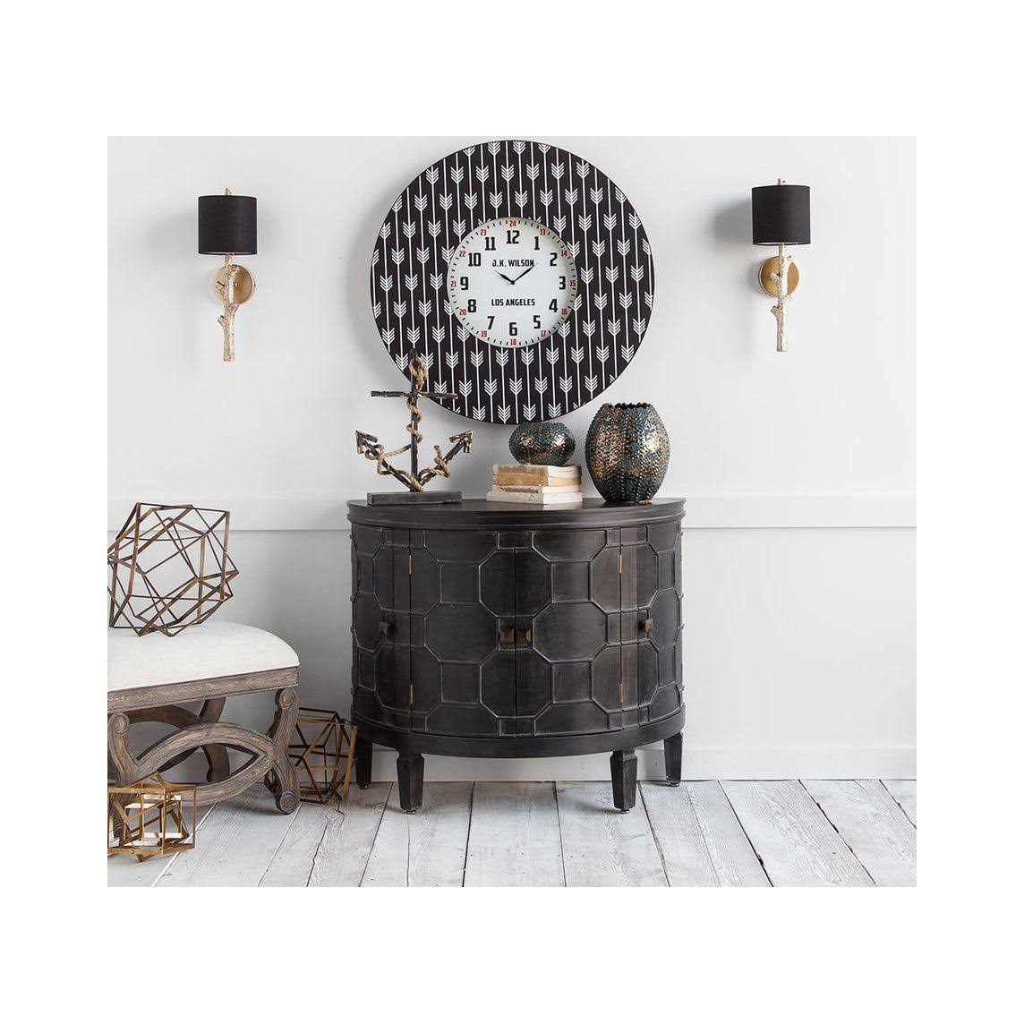 Black Wood Cabinet H30664