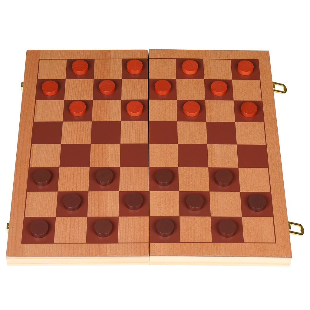 15'' Wooden Folding 3 in 1 Game Set Q518