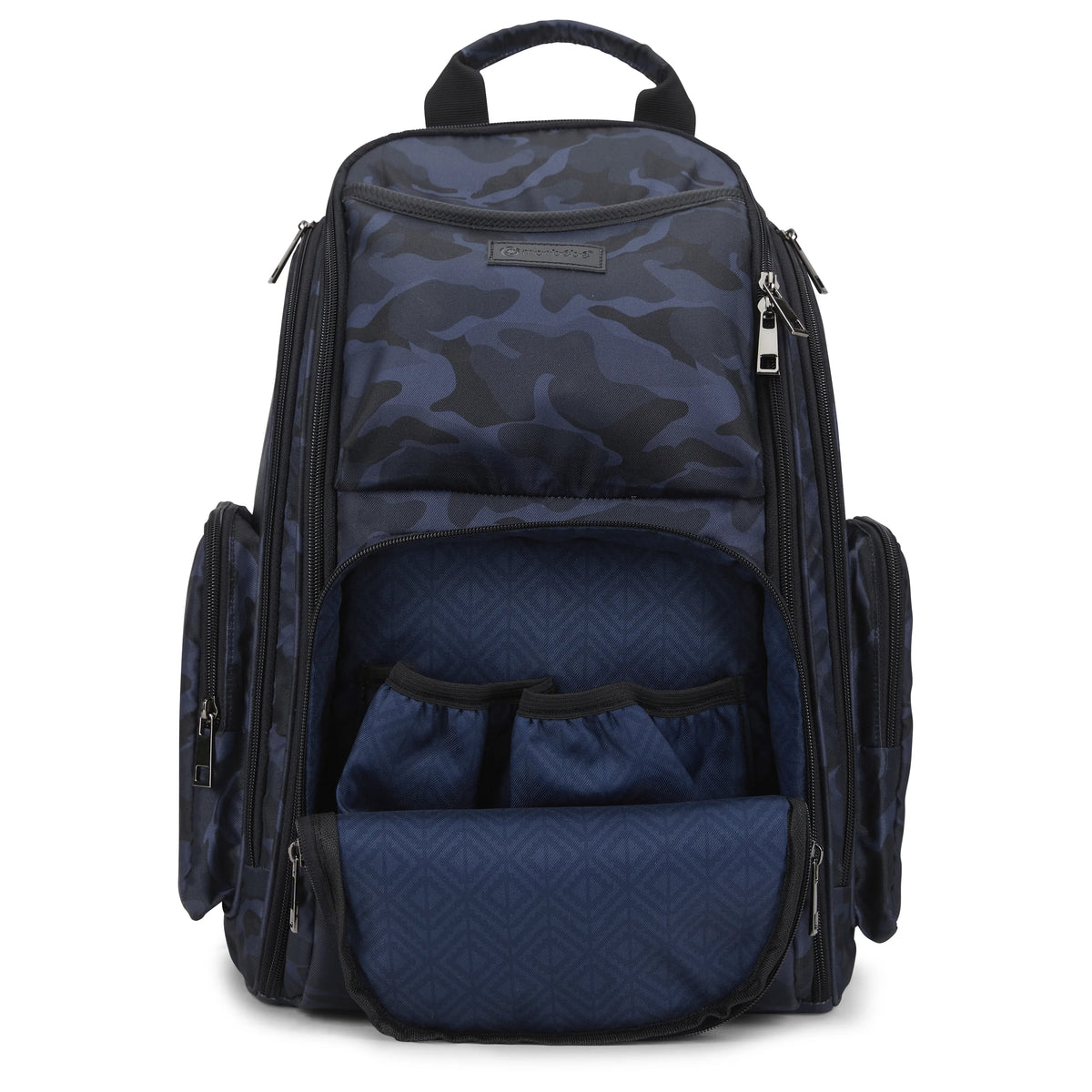 Navy Camo Diaper Bag Backpack with Changing Pad X3286