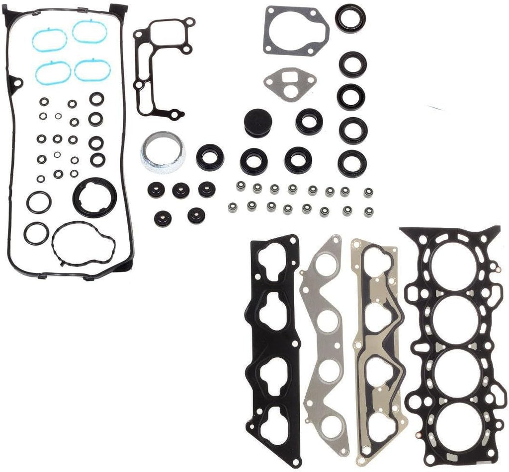 Head Gasket Set with Head Bolts Compatible with Civic DX LX 2001-2005 VTEC D17A1 1.7L Pack of 2 A850849