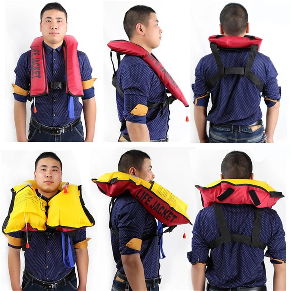 Automatic Inflatable Life Jacket Adult Swim Vest J187