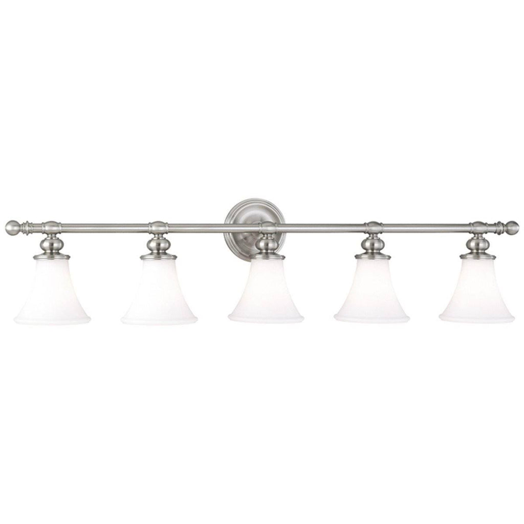 Polished Nickel 5 Light Bath Bracket M2449