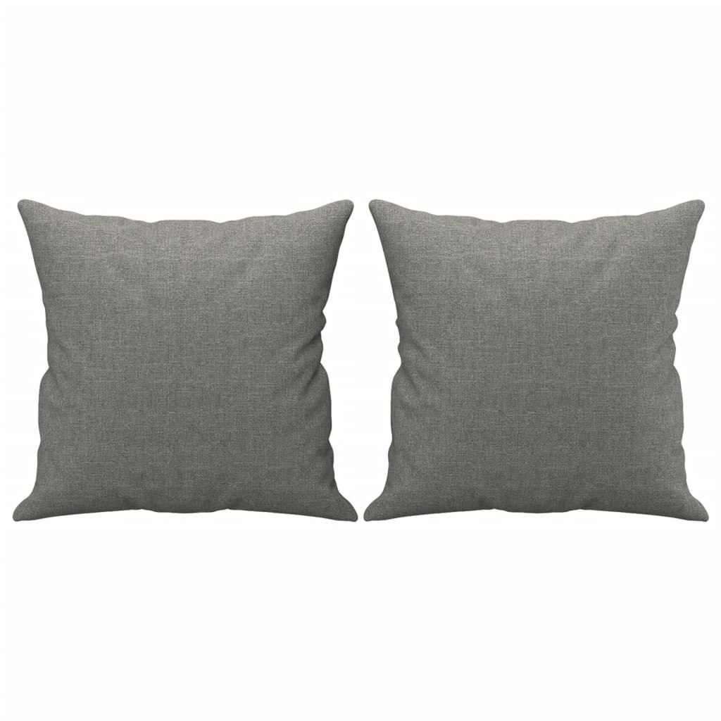 2-Seater Sofa Dark Gray Fabric V999
