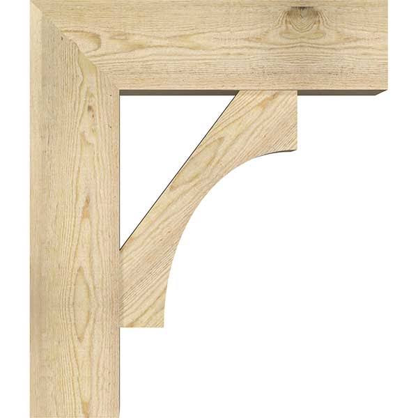 Rough Sawn Bracket with Offset Brace, Douglas Fir L59578