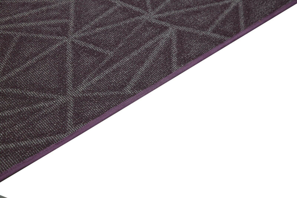 Purple 6' x 12' Solid Color Area Rug K448