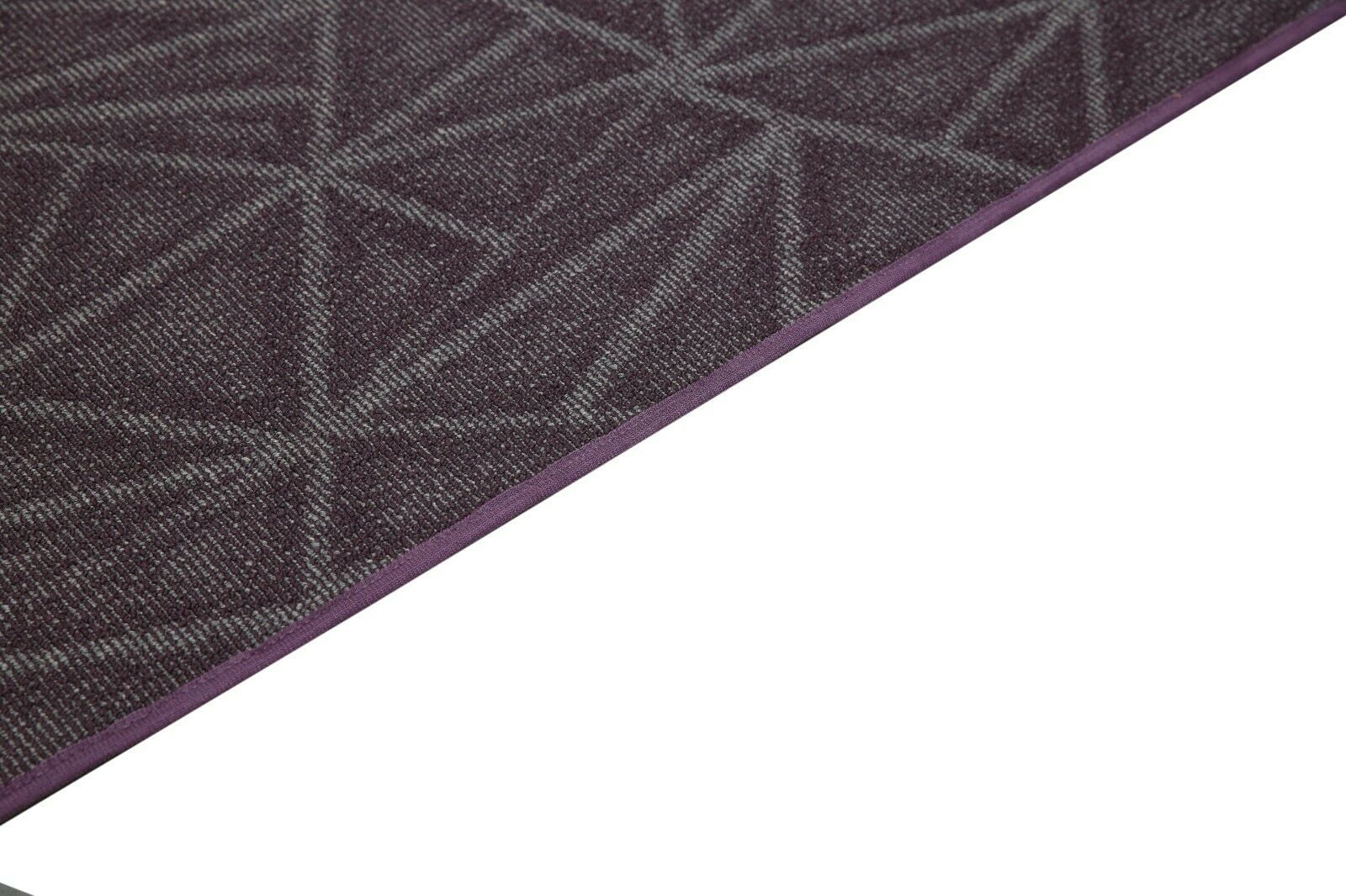 Purple 6' x 12' Solid Color Area Rug K448