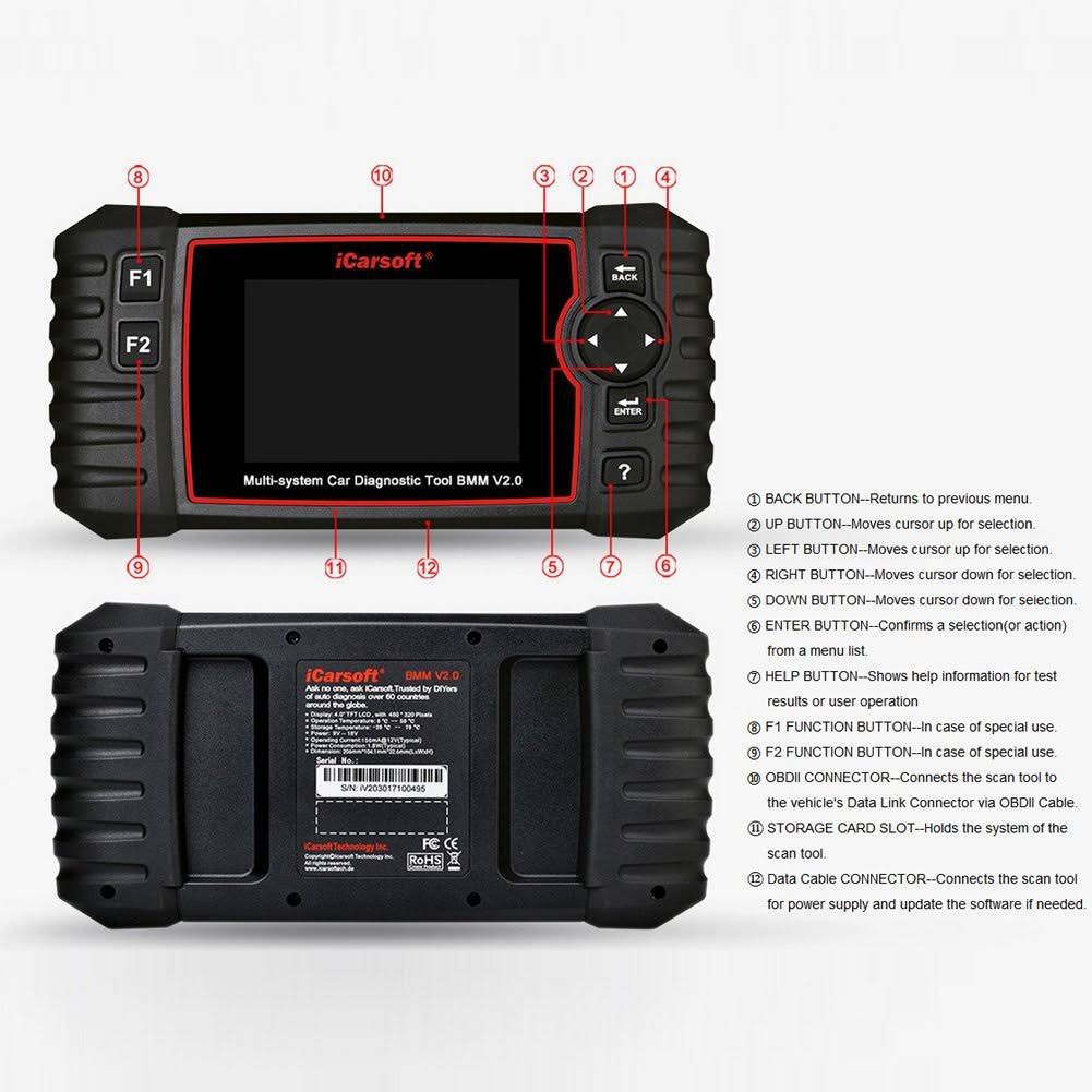 OBD2 Scanner Car Diagnostic Tool for BMW Mini V24739