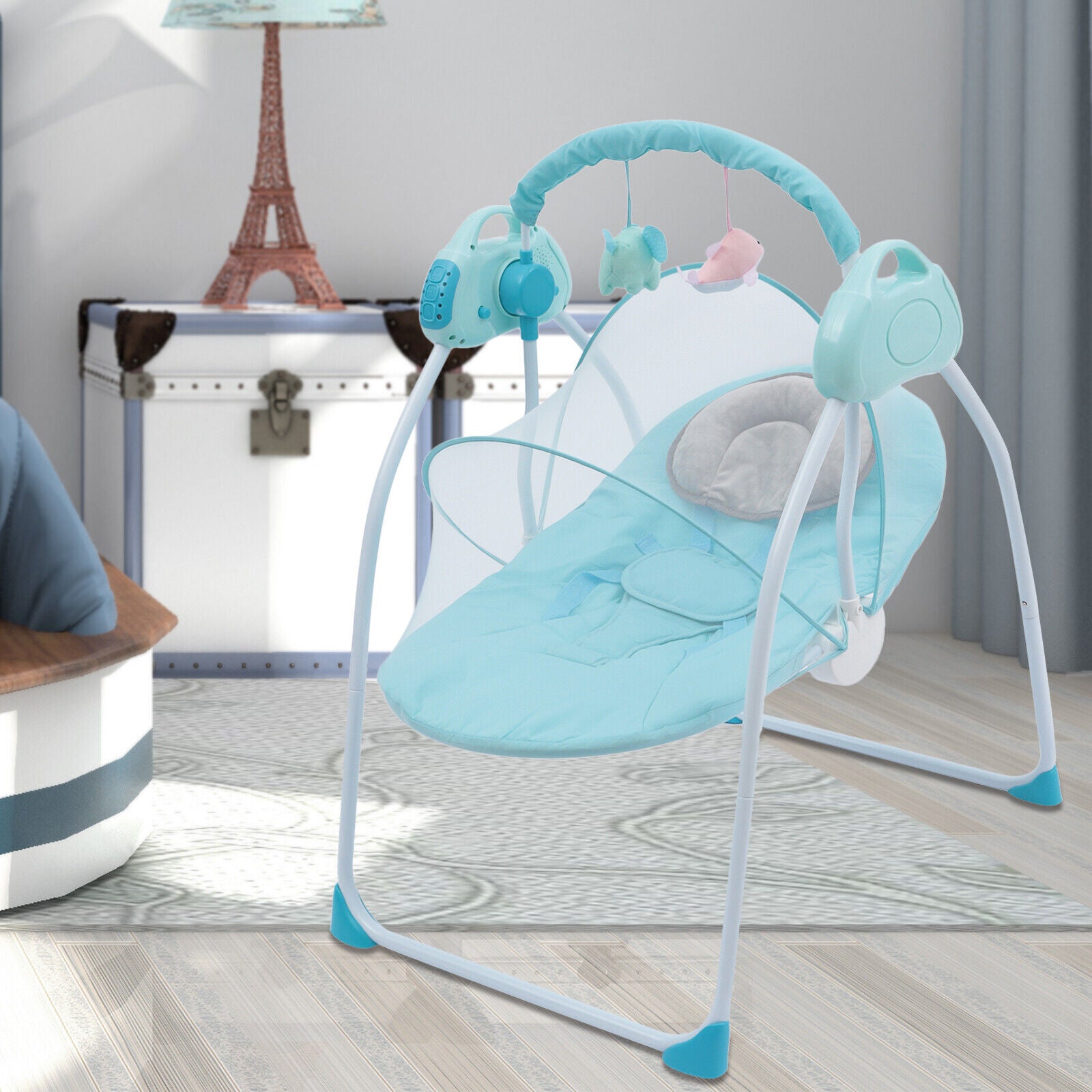 5 Speed Baby Bouncer Rocking Chair with Toys and Music E708