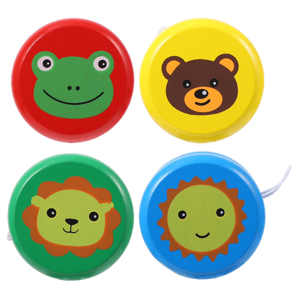 Wooden Yo-yo Childrens Toys Playset F17843
