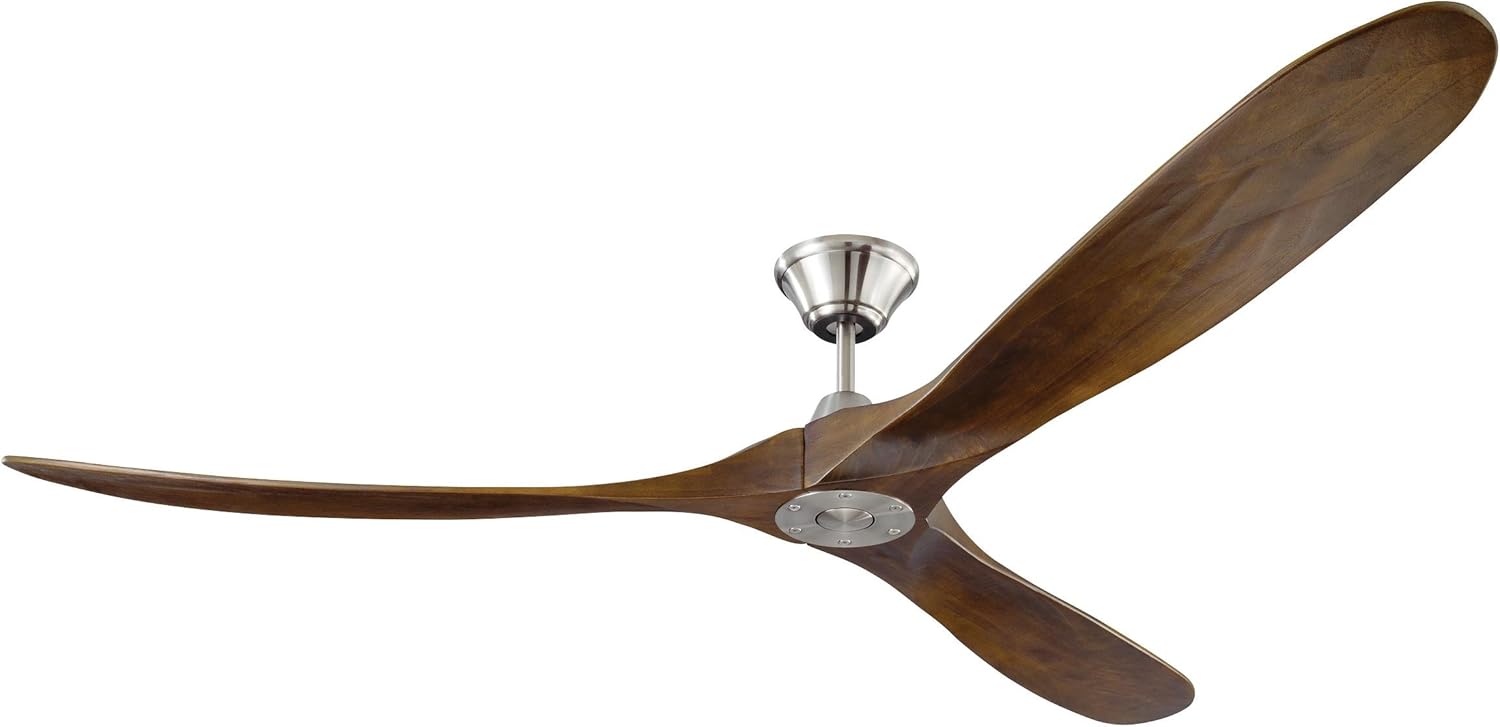 Matte Black 52 Outdoor Ceiling Fan with Remote Control A382322