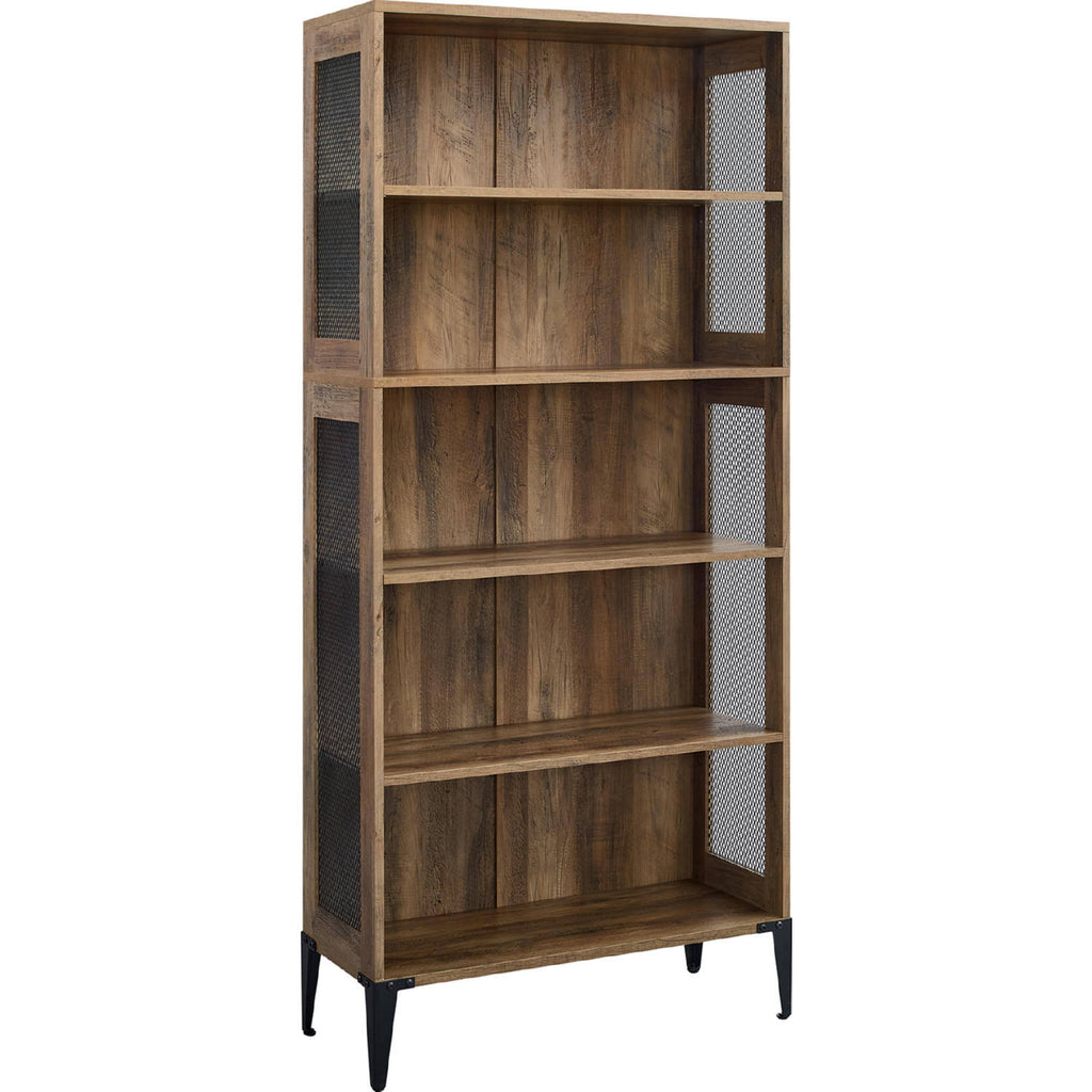 Tall Bookshelf with Mesh Sides S638