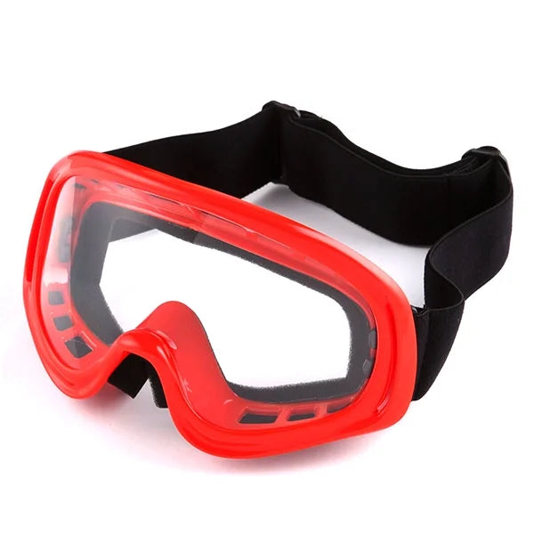 Motocross Helmet Spider Red with Goggles and Gloves M50429