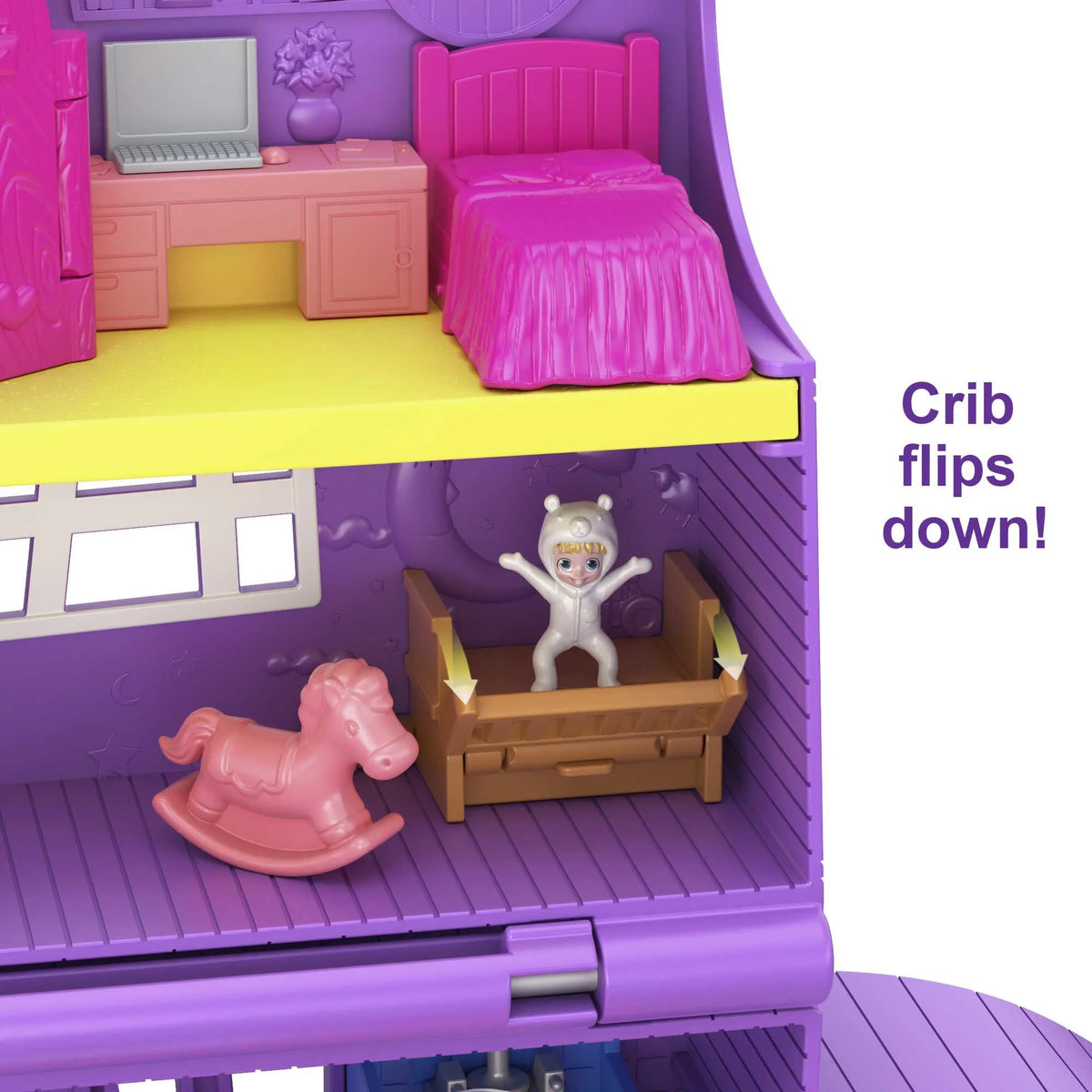 Polly Pocket House Playset with Micro Doll Z8084