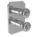 Satin Gold Thermostatic Trim Plate with Handle J95701