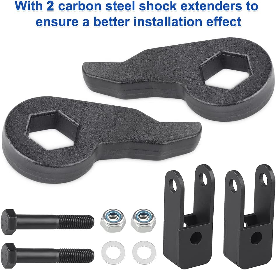 1"-3" Forged Steel Adjustable Suspension Leveling Lift Kits Pack of 2 C478