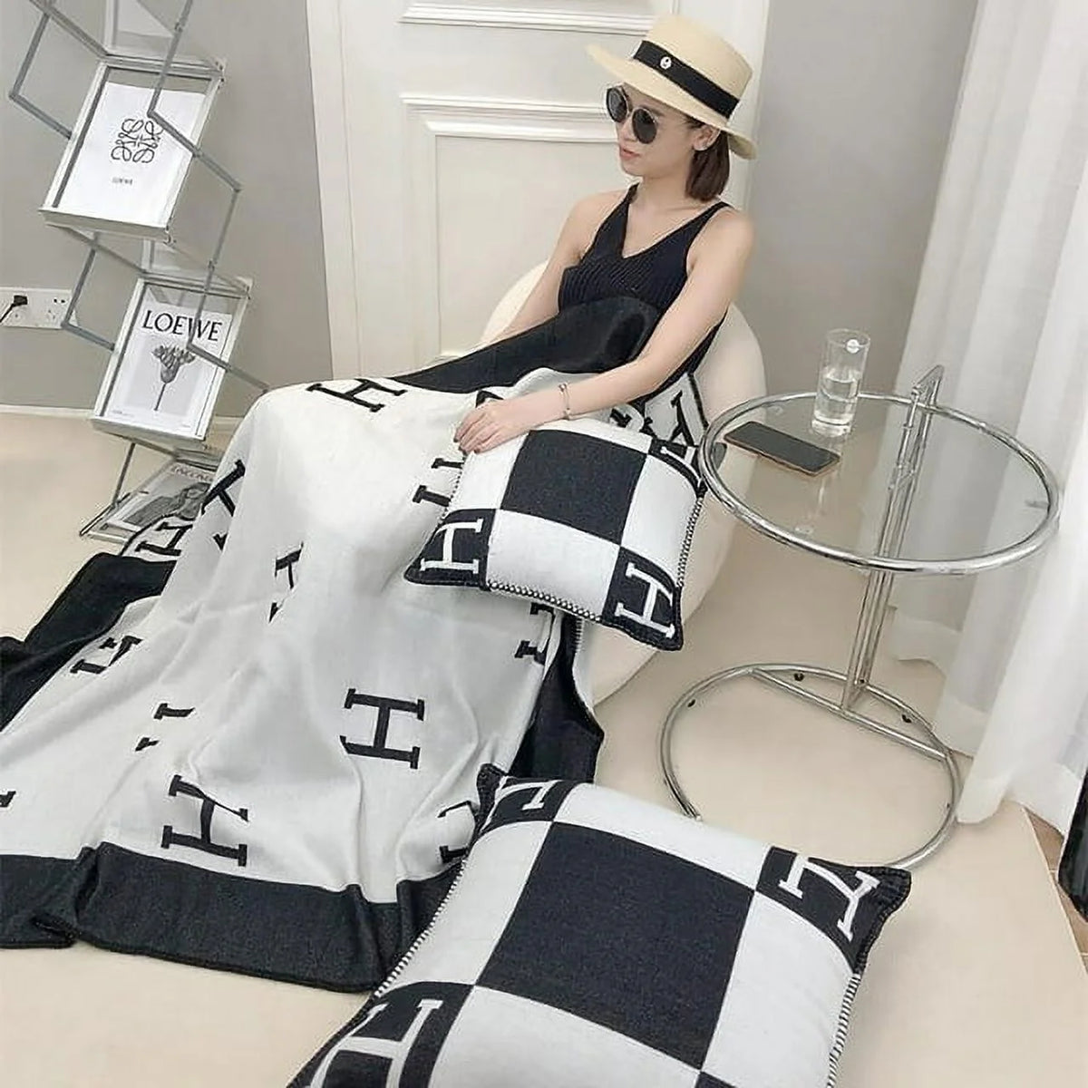 Crystal Velvet Throw Blanket 58x80 inches G4764