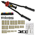 16 Rivet Nut Tool Hand Blind Riveter Kit with 11PCS Metric and Mandrels 110Pcs Assorted Rivet Nuts S125558