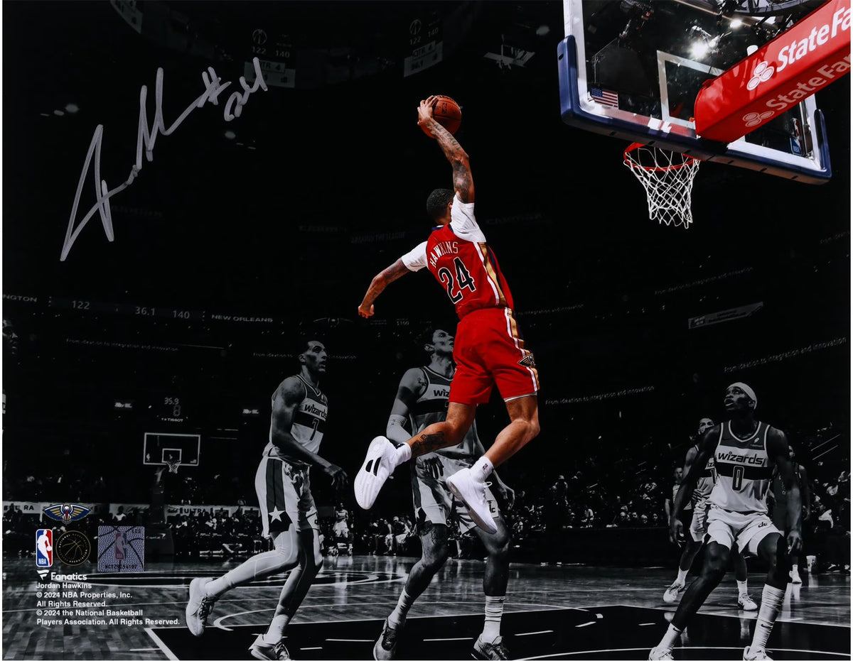Autographed 11" x 14" Dunking Photograph C493751