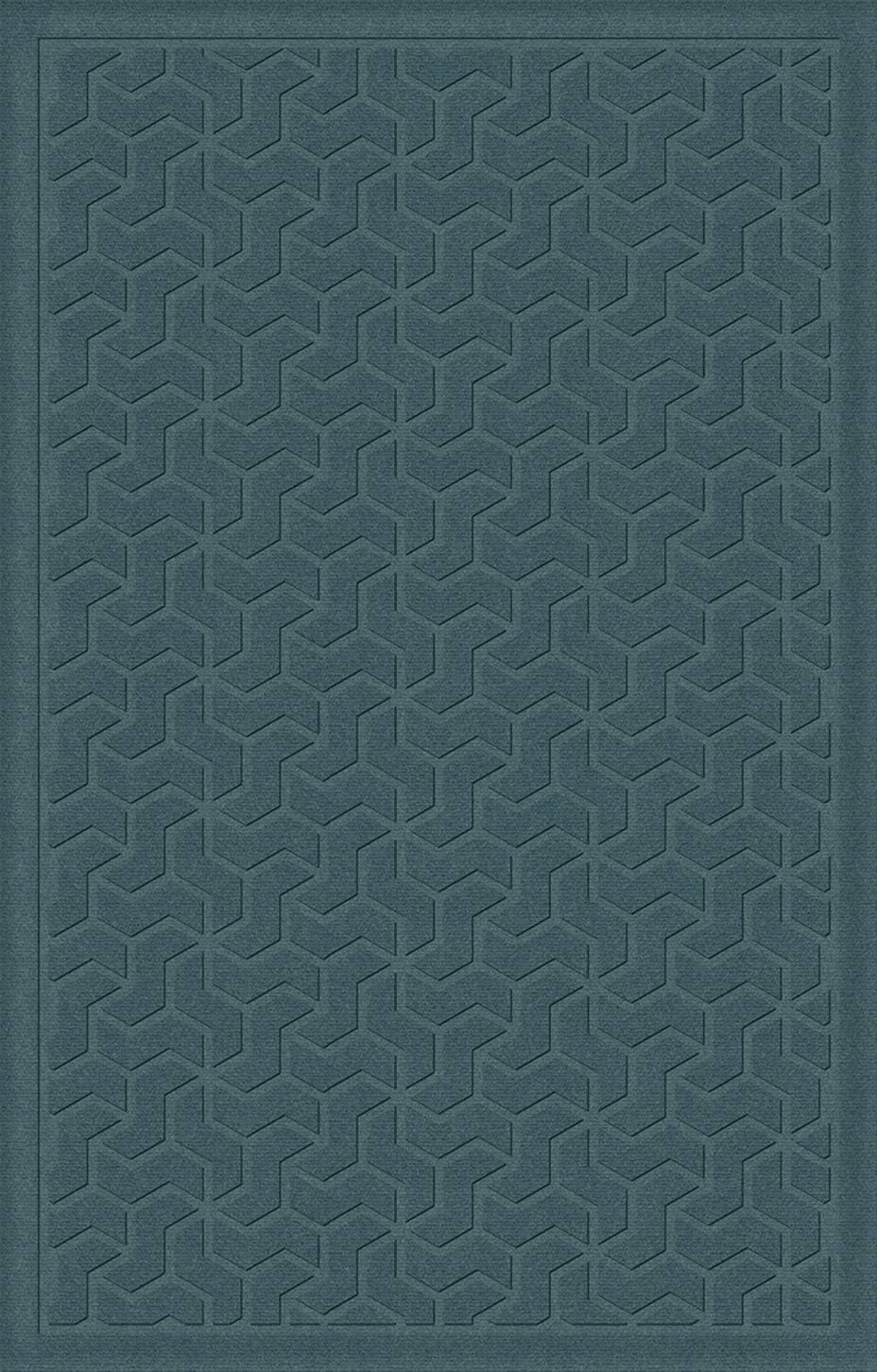 Light Green 3' x 5' Entrance Floor Mat with Gripper Backing R640