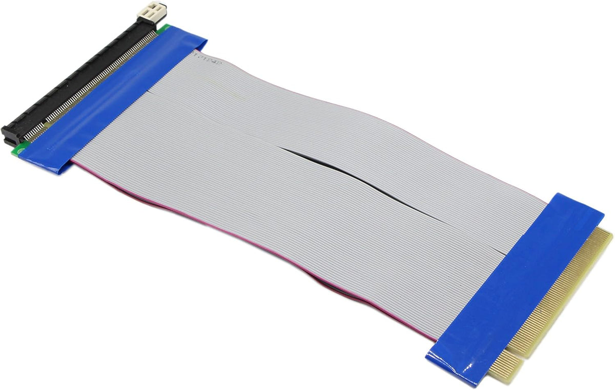 PCI-E Extender Cable 16x to 16x Flexible GPU Riser Adapter Card, 8inch, Pack of 2 U487