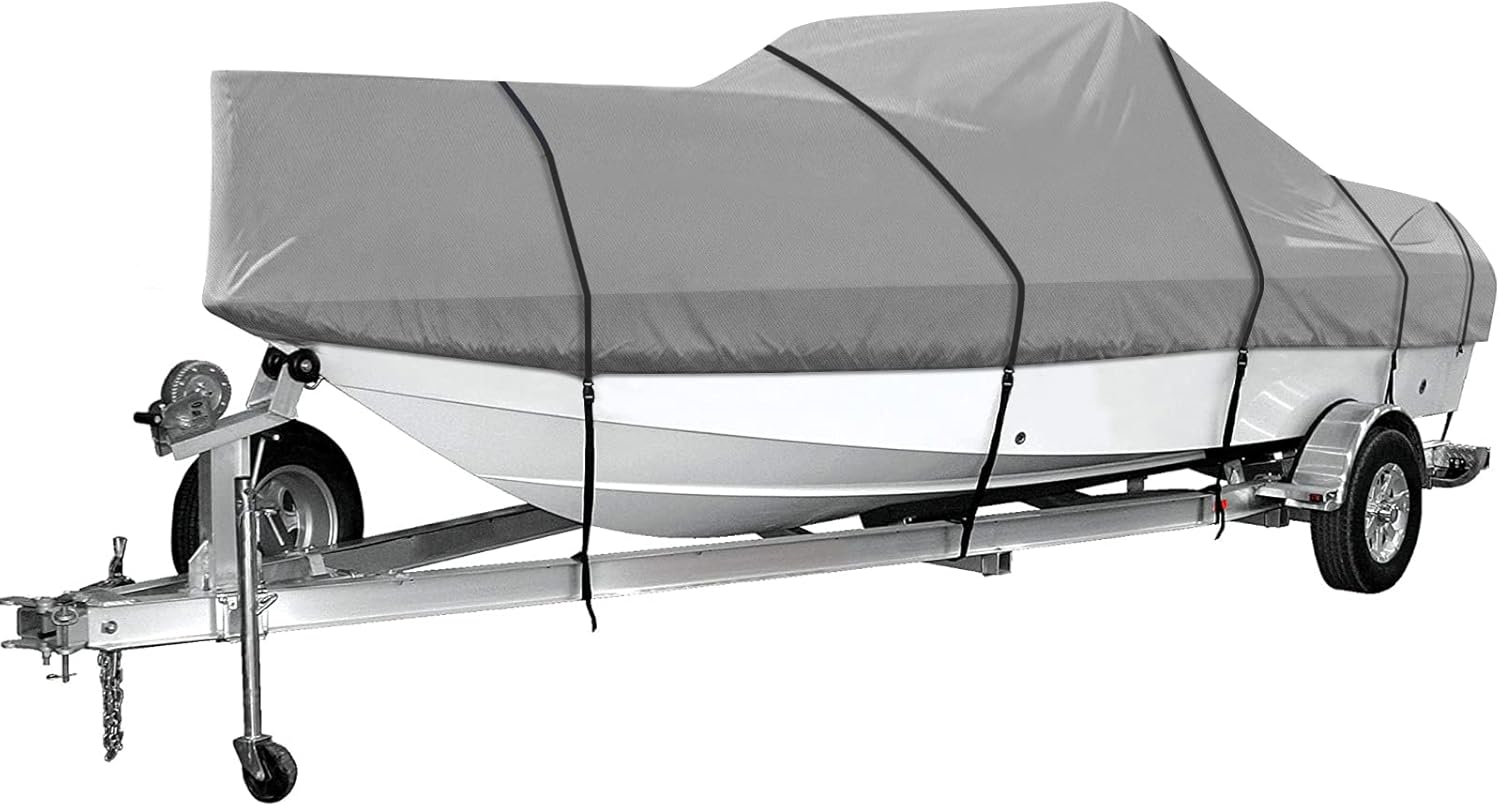 Cuddy Cabin Boat Cover, Waterproof Heavy Duty 600D Marine Grade Polyester R935786