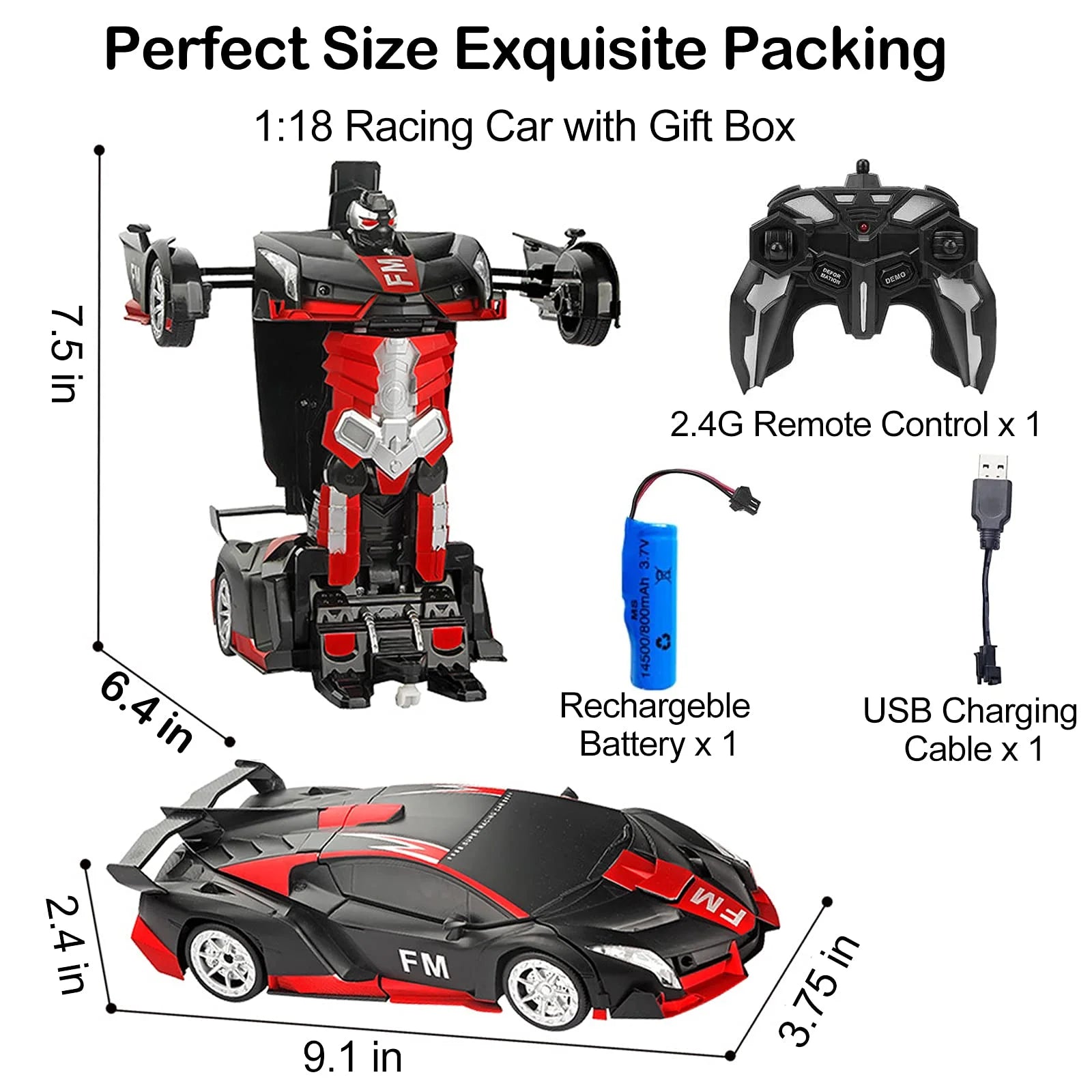 Black Remote Control Car C89233