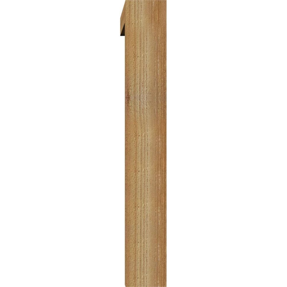 Traditional Block Rough Sawn Bracket with Offset Brace Y177451