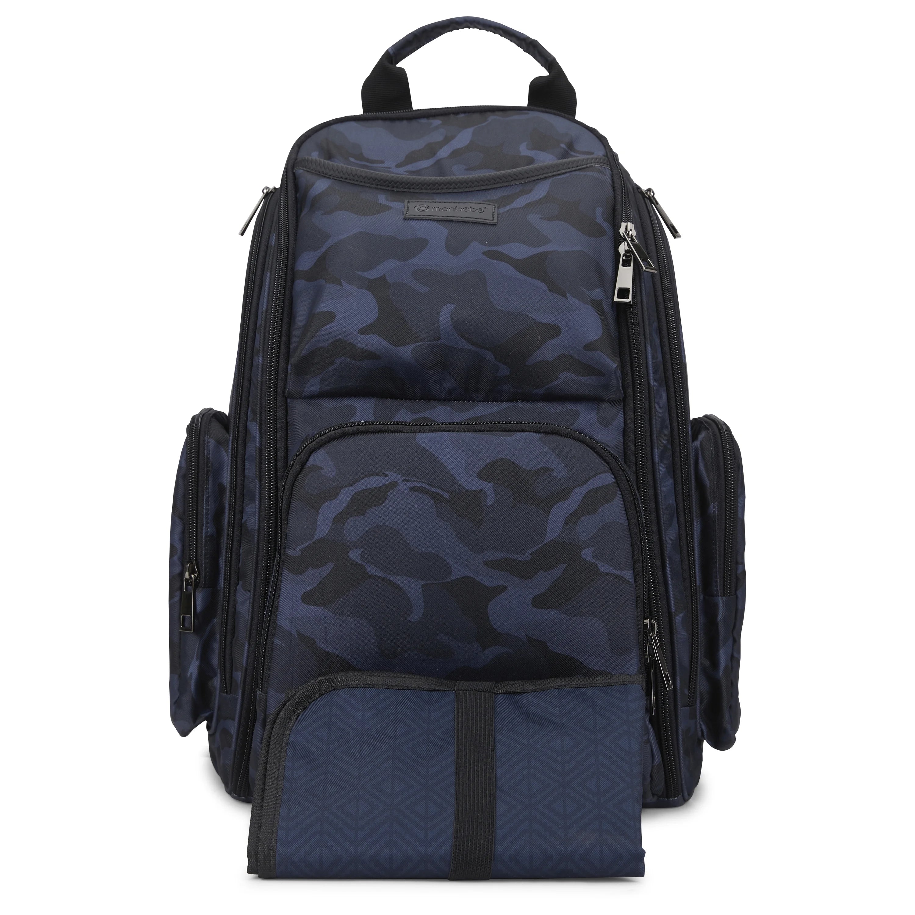 Navy Camo Diaper Bag Backpack with Changing Pad X3286