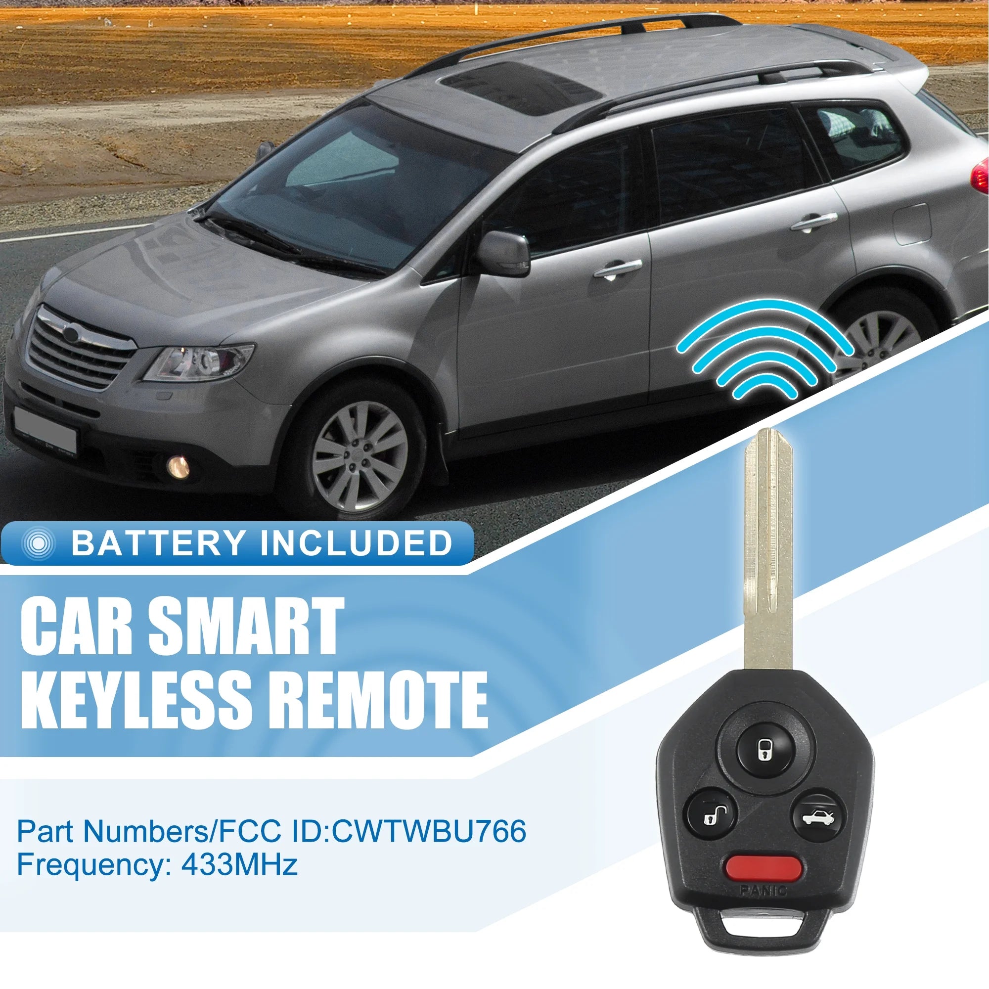 Keyless Entry Remote Control Key Fob 433MHz B539235
