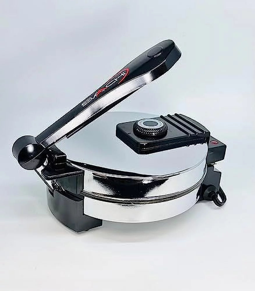 Electric Non-Stick Roti Chapati Flat Bread Tortilla Maker With Temperature Control I4721