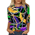Crew Neck Short Sleeve Top R2798